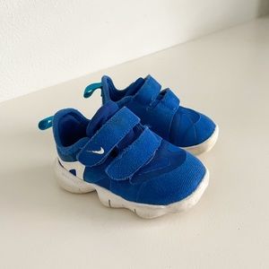 Nike Free Run 5.0 Blue White Sneakers Toddler Sz 5